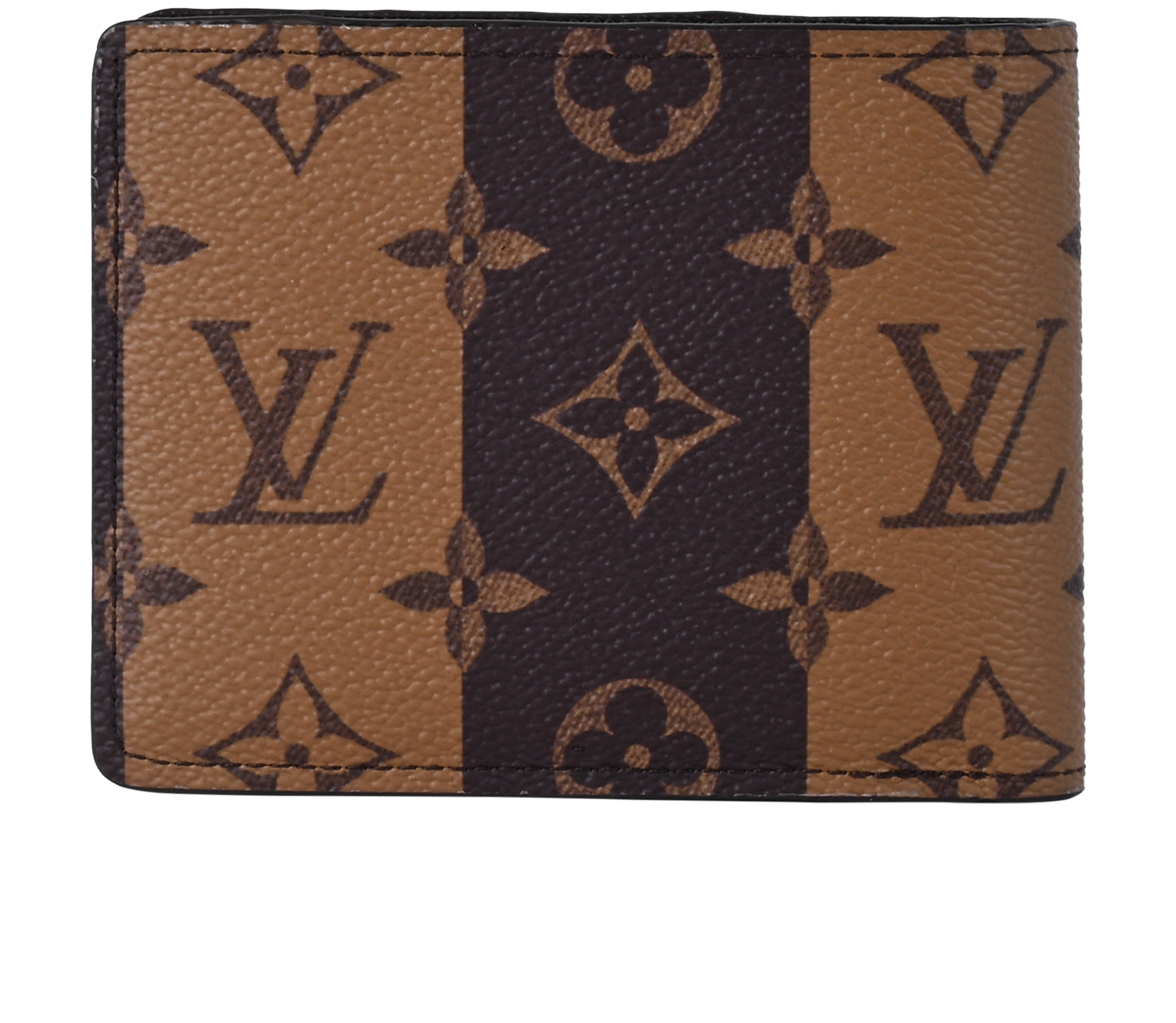 Louis Vuitton x Nigo Stripe Wallet, &pound;495, Accessories, Brown, Canvas, Back view